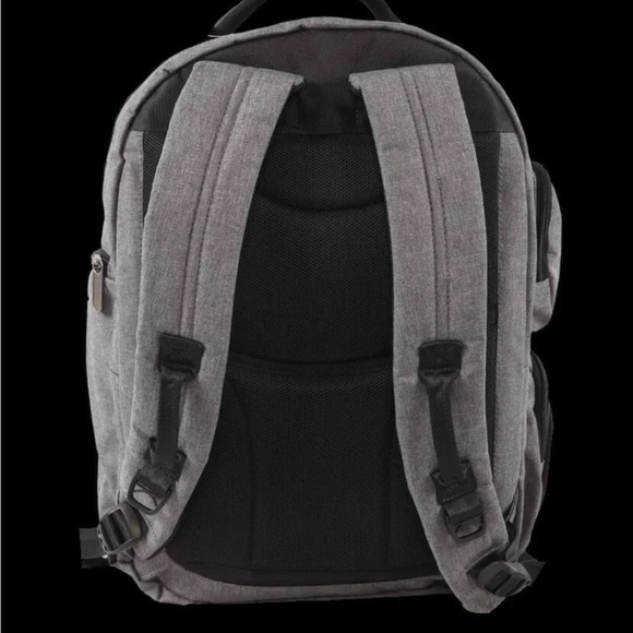 Penguin FLETCHER COLLECTION Grey CROSSH Laptop Backpack NWT - Picture 11 of 12